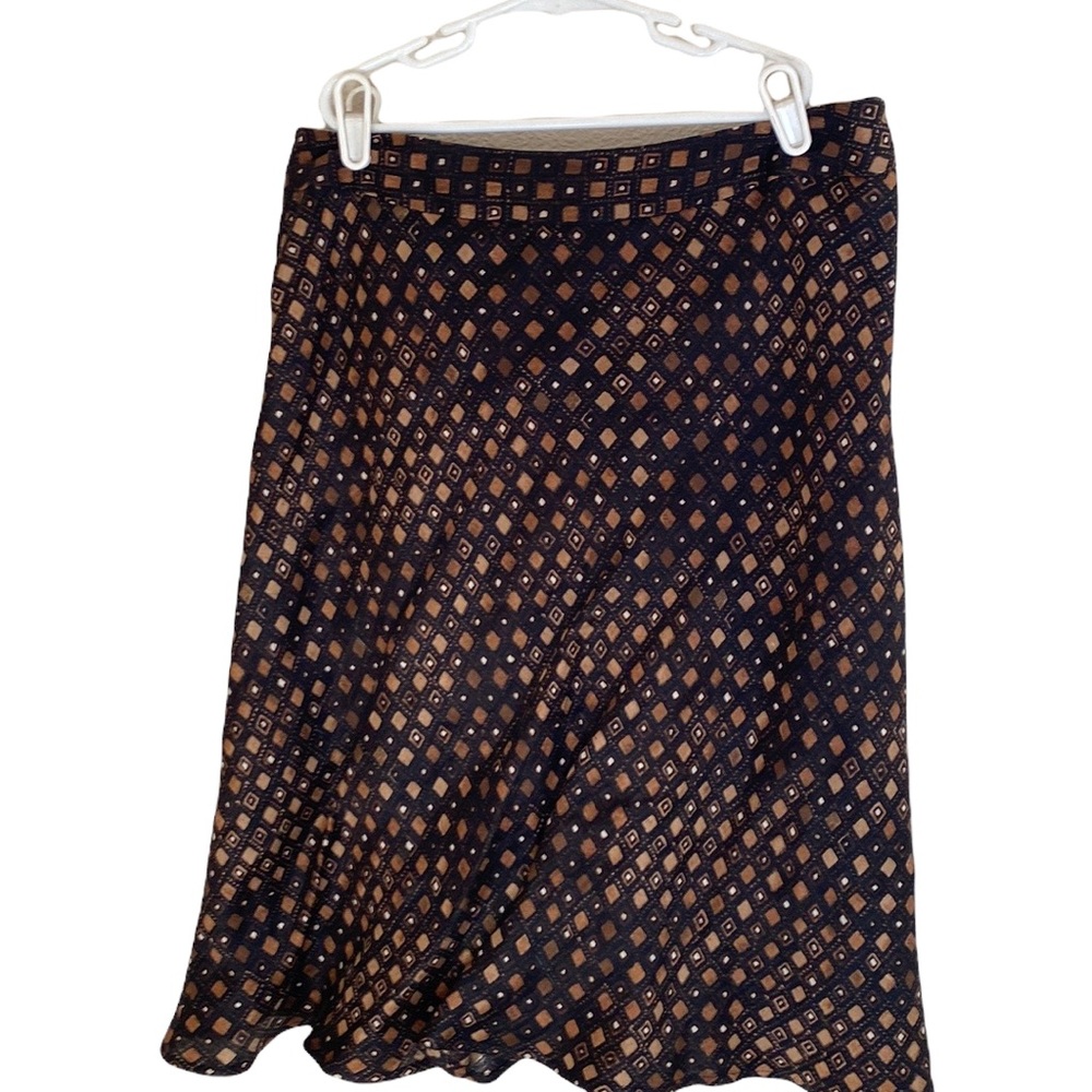 💜💜 Valerie Stevens Linen/Silk Skirt Size 8